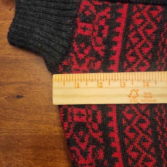 PENDLETON Vintage Quarter Zip Wool Sweater Size XL - Picture 8 of 9